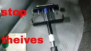 Brake & Clutch lock anti- theft device from Amazon review for VW bug  and bus