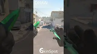 CS2 | Shadow Daggers Gamma Doppler (Emerald) - #reels #shorts