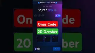 Onus Daily Code 20 October | Daily Code Onus Tap Tap | Onus Daily Code