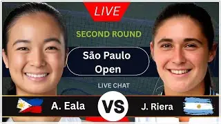 Eala vs Riera | S&atilde;o Paulo Open 2025 Women&rsquo;s Singles | Second Round Live Chat