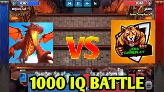 1000 IQ BATTLE AGAINST JENA GAMING 🔥🔥 | Castle crush gameplay #jenagameplay