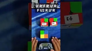 I tried same 2X2 scramble using 3 different methods. #ortega #cll #eg #rubikscube #2x2 #2x2cube