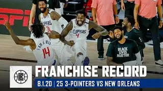 All 25 three-pointers from a record-setting night vs New Orleans | LA Clippers