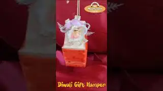🌟 Exquisite Diwali Gift: Pine Wood Hexagon Hamper with Metal Jars for Special Occasions! 🎁