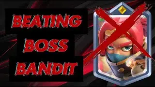 Beating *OVERLEVELED* Boss Bandit Player in MidLadder in Clash Royale