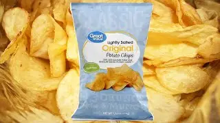 Great Value Lightly Salted Original Potato Chips REVIEW