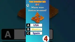 🧀 Where Were Doritos Really Invented? 🤔 | Fun Food Quiz!#USAFoodQuiz