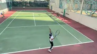 網球練習與play points. training with Coach Kara Wreathy (Asian Top 10 Pickleball player) part 1