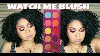 THE CRAYON CASE- WATCH ME BLUSH PALETTE|FIRST IMPRESSION|SWATCHES|DEMO|THOUGHTS