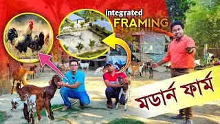 পশ্চিমবঙ্গের ভবিষ্যৎ Agro Tourism | Goat Farm in West bengal | INTEGRATED FARMING | Modern Farm