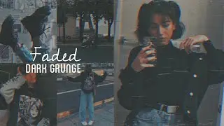 Faded Dark Grunge Filter using Picsart | Picsart edits tutorial&nbsp;| Lorrainemyqueen✨