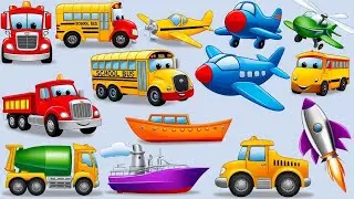 Guess the Vehicles! 🚗 Fun Vehicle Song for Kids Learning