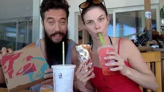 HUNGOVER TACO BELL MUKBANG w/ MaxNoSleeves