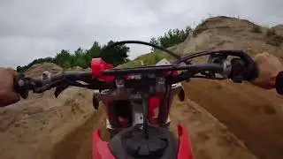 2025 Honda crf 250f on sand track
