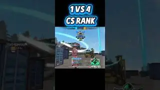 1 CS 4 👑 Cs Rank🖕#shorts #garenafreefire #viralvideo