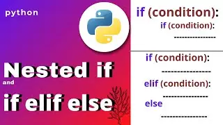 elif statement in python example | Nested if statements | elif statement in python 3