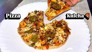 Pizza Kulcha Recipe 🍕| Harmeet&rsquo;s Era |