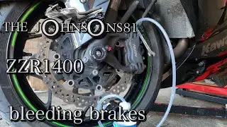 Bleeding the brakes on a 2013 Kawasaki ZZR1400 (ABS)