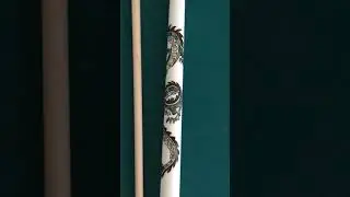 Dragon Design Pool Cue by William Velasco