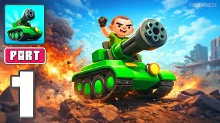 Tank Sniper: 3D Shooting Games - Gameplay Walkthrough Part 1 - Snipe Armor From Afar (iOS, Android)