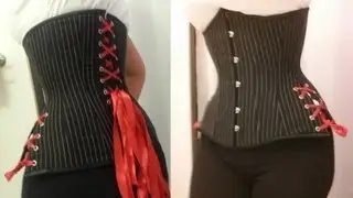 Corset Modification: Adjustable Hip Ties | Lucy's Corsetry