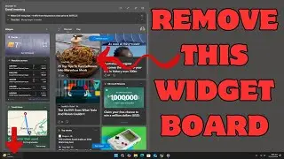 How to Disable Widgets Board in 1 Minute! Windows 10 / 11