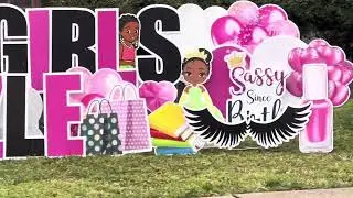 Brown girls dazzle banner #custom #custom designs #art #craft