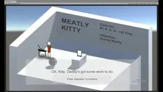 Kitty Meatly - a work in progress for TheMeatlyJam gamejam