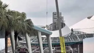 2026/1/21 最新工事状況　新スペースマウンテン　東京ディズニーランド