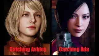 Leon catching Ashley vs Leon catching Ada