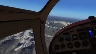 Aerostar 601P Avia71    Test/Demo Flight -- Svalbard, Longyear (ENSB) -- X -Plane 11.21