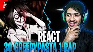 REAGINDO:🔴 30 CREEPYPASTAS EM 1 RAP (CREEPYPASTA) | K&ecirc;ita Beats