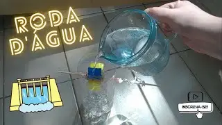 RODA D'ÁGUA | Como a roda d'água e a força da água podem gerar energia? #Science #LAB #Experiência