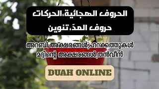 അറബിഅക്ഷരങ്ങൾ,ഹറക്കത്തുകൾ, മദ്ദിന്റെ അക്ഷരങ്ങൾ, നീട്ട് ഫത്ത്ഹ്,നീട്ട് കസ്റ്,നീട്ട് ള്വമ്മ്,തൻവീൻ