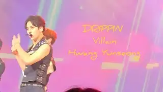 Hwang Yunseong focus - Villain performance  Play DRIPPIN adventure Taipei FanCon part 1 12/08/24