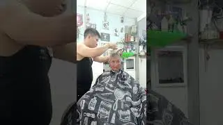 Hớt t&oacute;c t&ocirc;ng đơ tay cổ điển #thainguyentocnam #tocnam #barber
