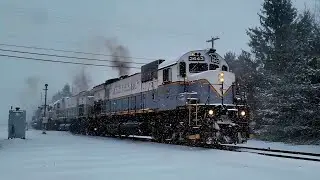 [4K](1,400th UPLOAD!!) Chasing ALCO's in a Snowstorm!