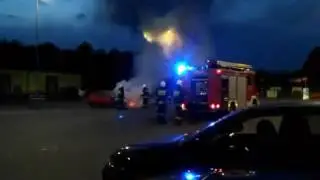 Pożar samochodu osobowego w Czerwionce