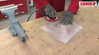 Practise item 3   Removing scratches and grinding aluminium sheets