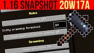 Minecraft 1.16 Snapshot 20w17a Entity Distance, Attribute Command & Chat Changes