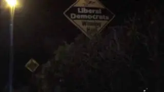 Liberal Democrats Illegal Campaign Signs