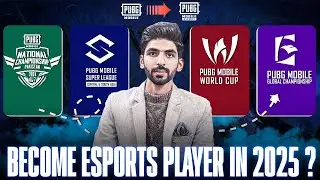 HOW TO BECOME PUBGM ESPORTS PLAYER / TEAM in 2025 ? PUBGM ESPORTS 2025 ROAD MAP - TYSON ESPORTS