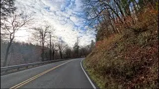 Western Massachusetts late fall scenic drive - Dalton to Holyoke