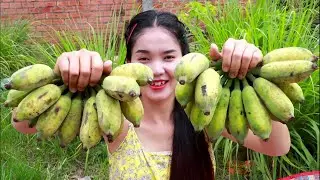 Yummy Cooking Banana Desert With Coconut milk Easy homemade Desert