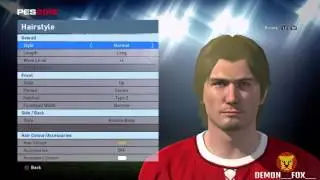 PES 2016 David Beckham (face 2.0 + 6 hairstyles)