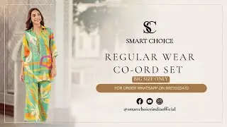 REGULAR WEAR CO-ORD SET (BIG SIZE ONLY) | For Booking :- 9923032432 | Smart Choice