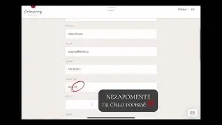 Jak si vytvořit registraci na webu contemporary.cz