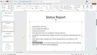 GameStatTracker Week1 status report