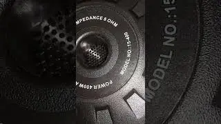 Q_one 400waat impedance 8 omg model no 15_400