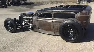 1930 ford sedan hot rod rat rod &ldquo;Dirty Six&rdquo; walk around
